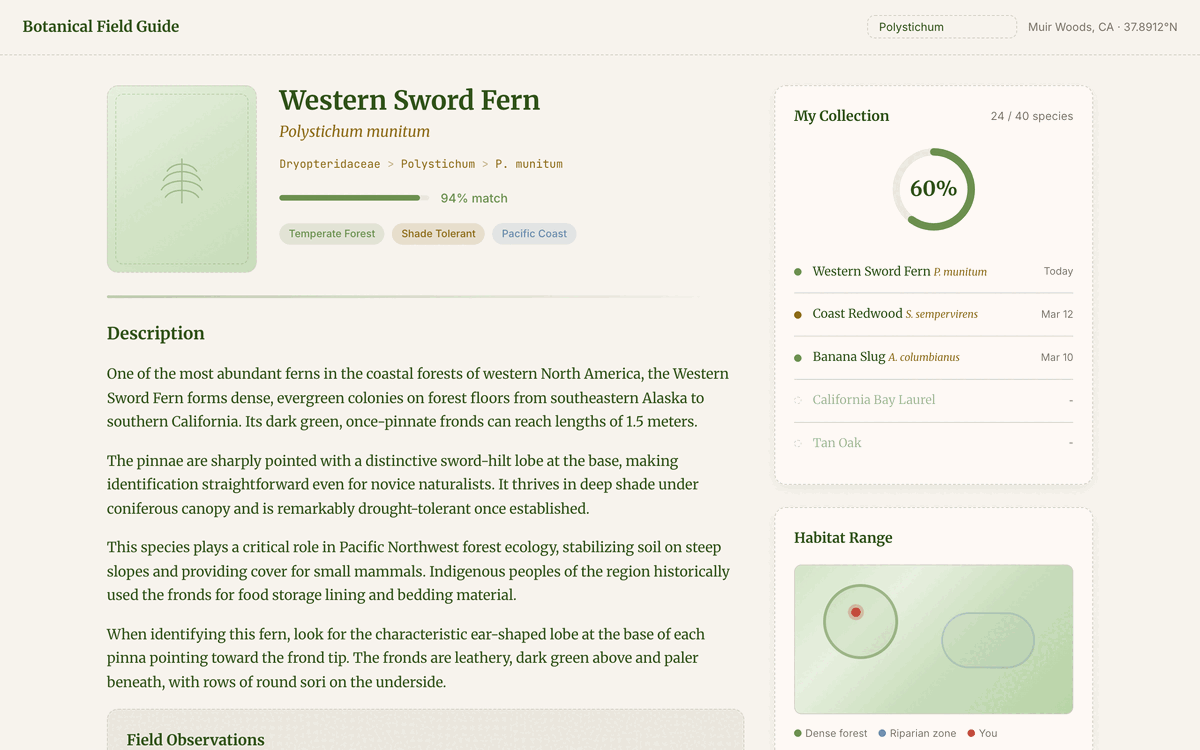AR Botanical Field Guide
