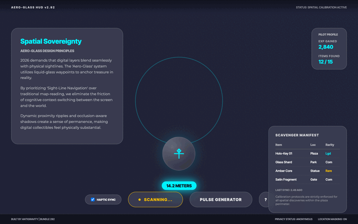 AR Scavenger Hunt App