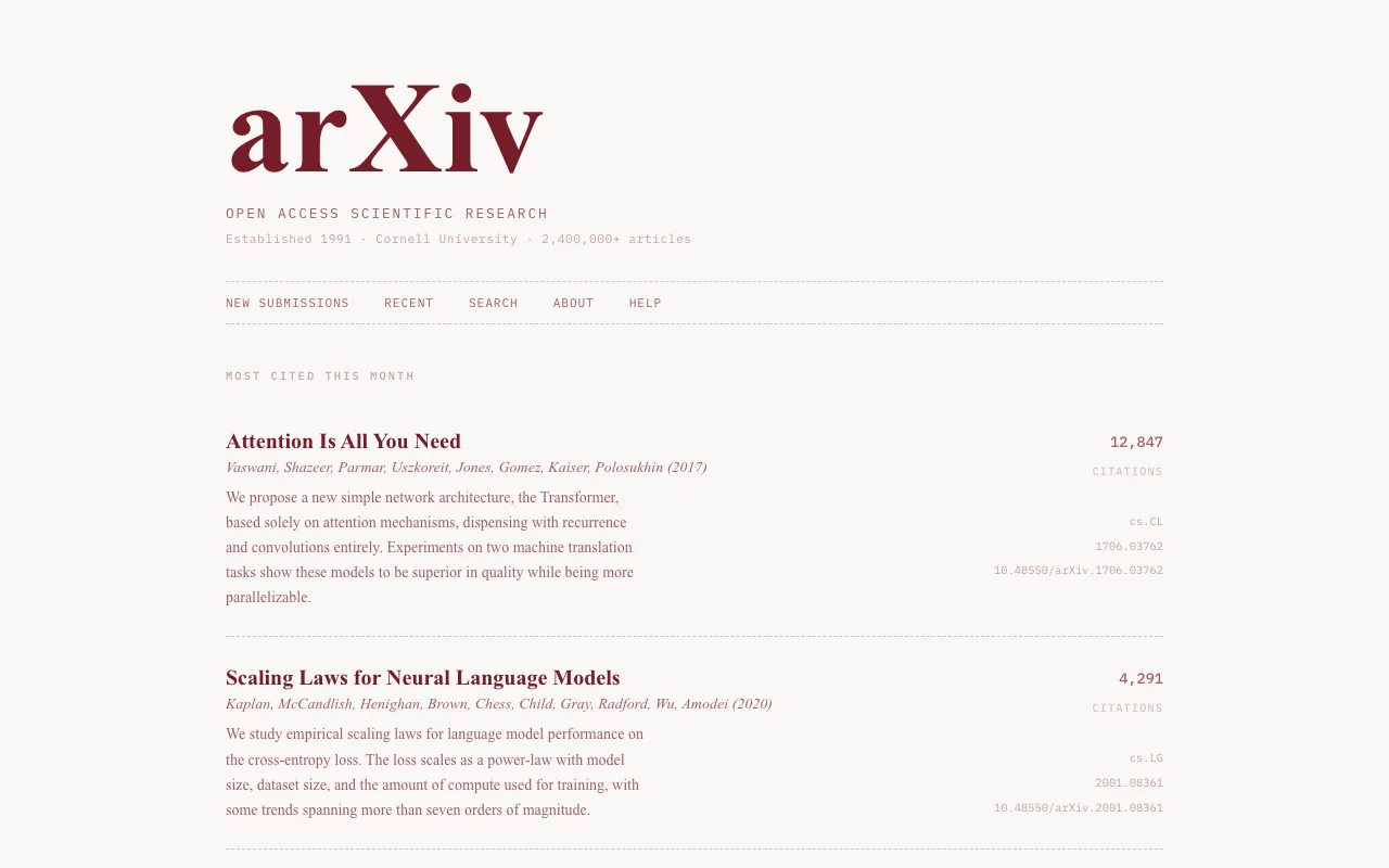 arXiv Journal