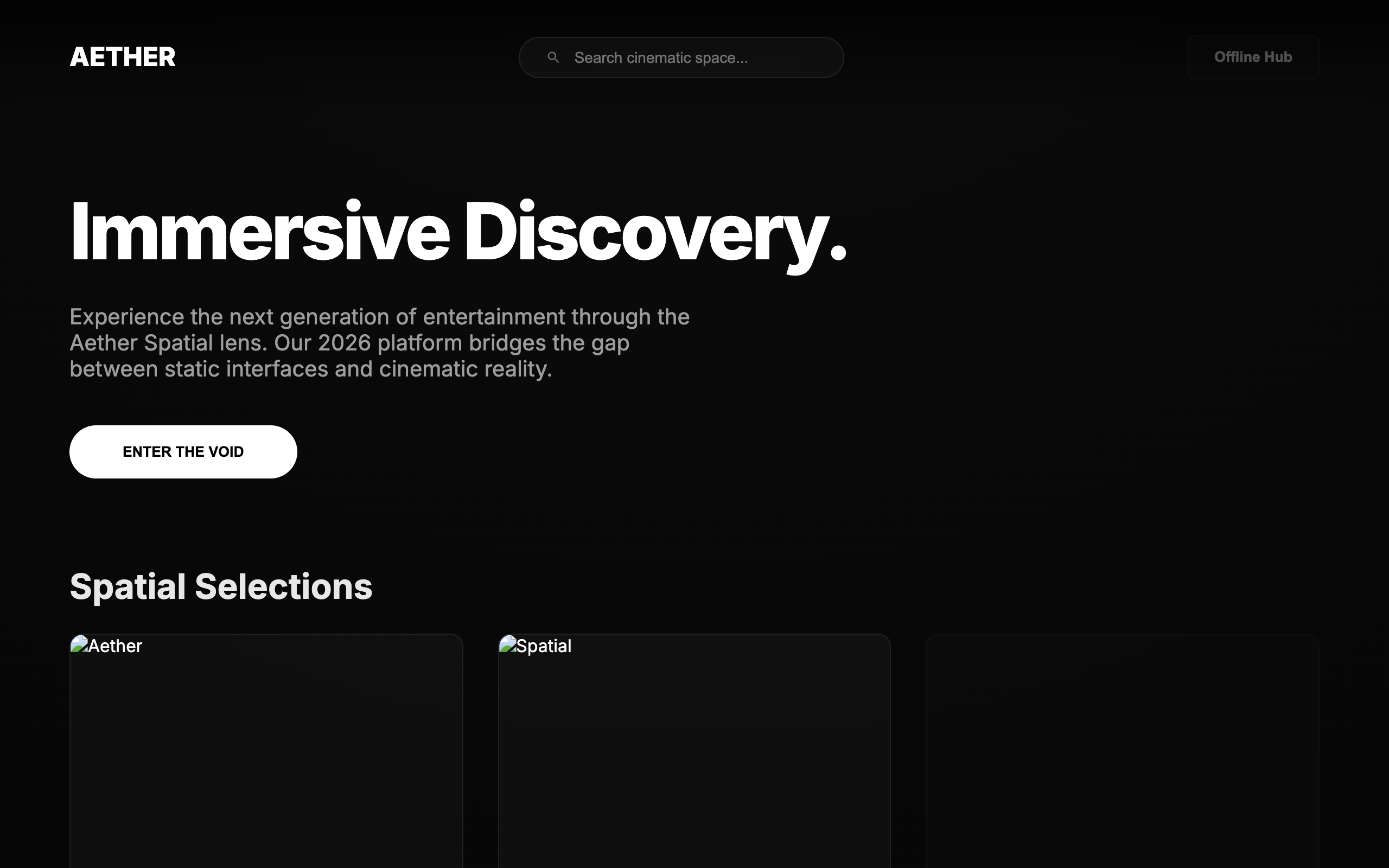 Cinematic Streaming Hub