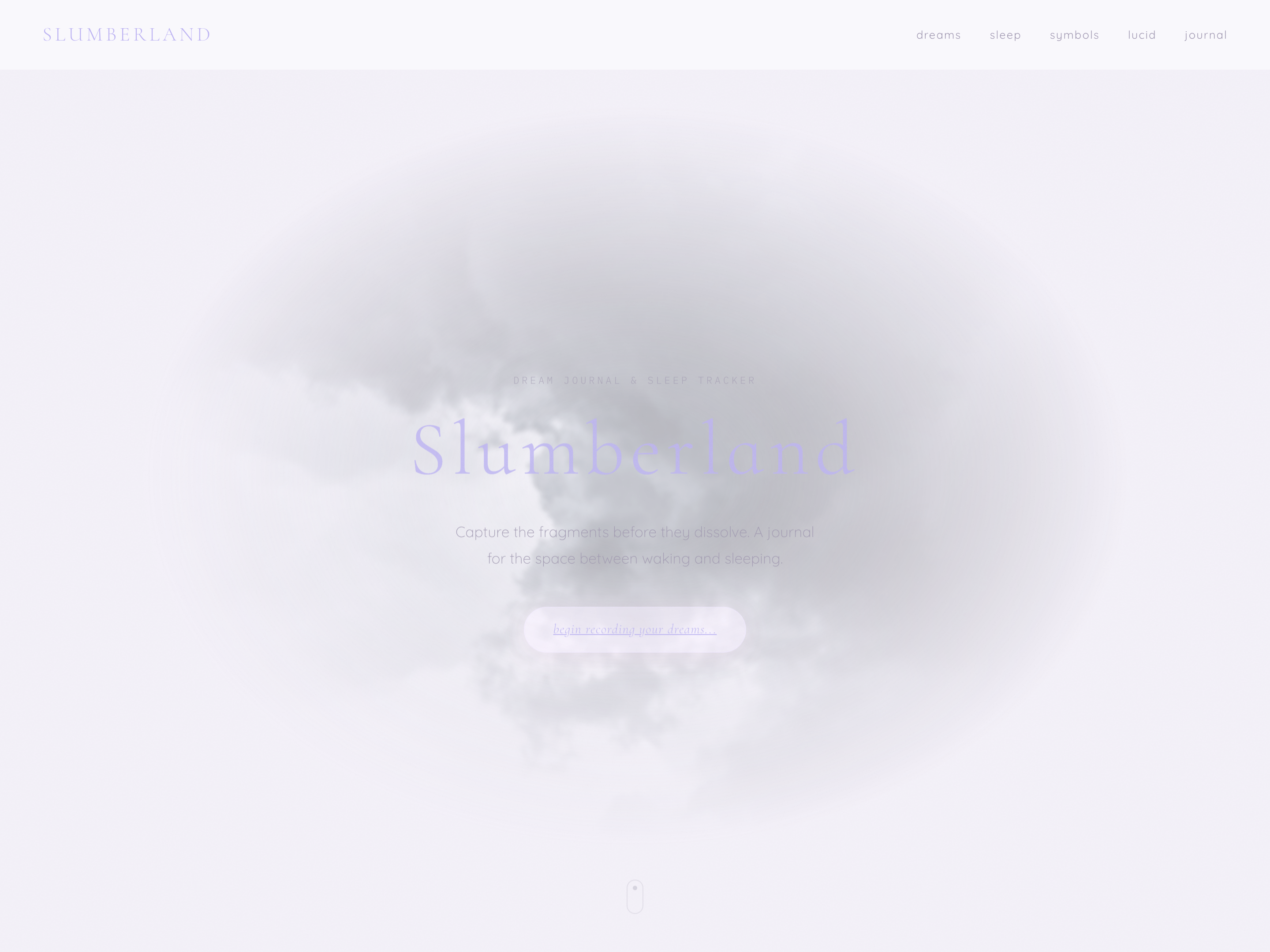 Dreamcore Sleep Journal