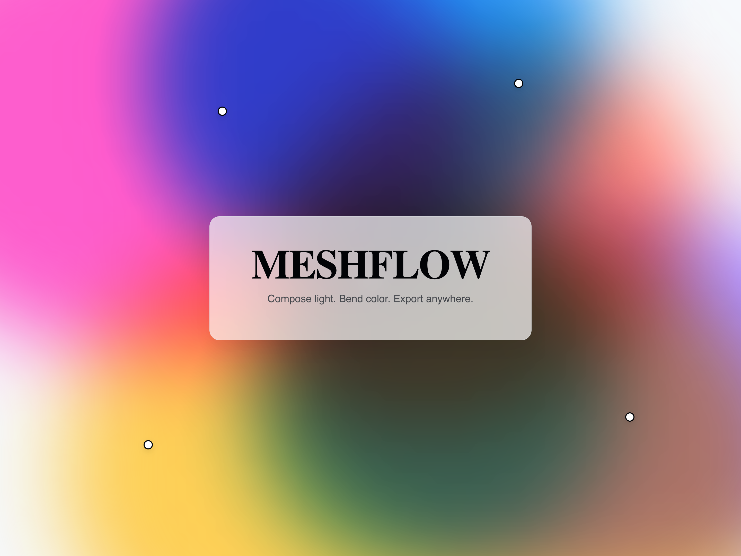 Gradient Mesh Canvas