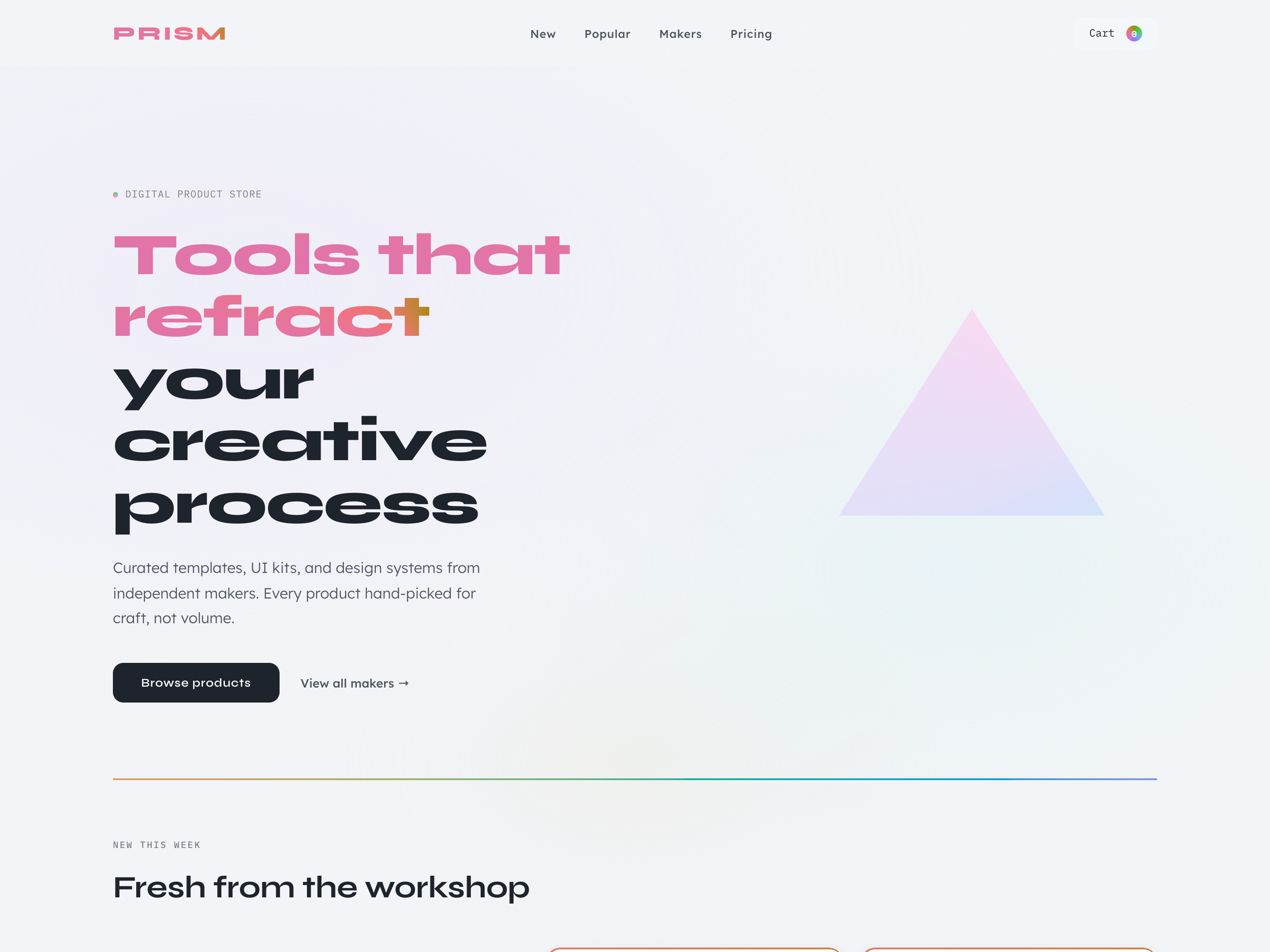 Holographic Glass Store