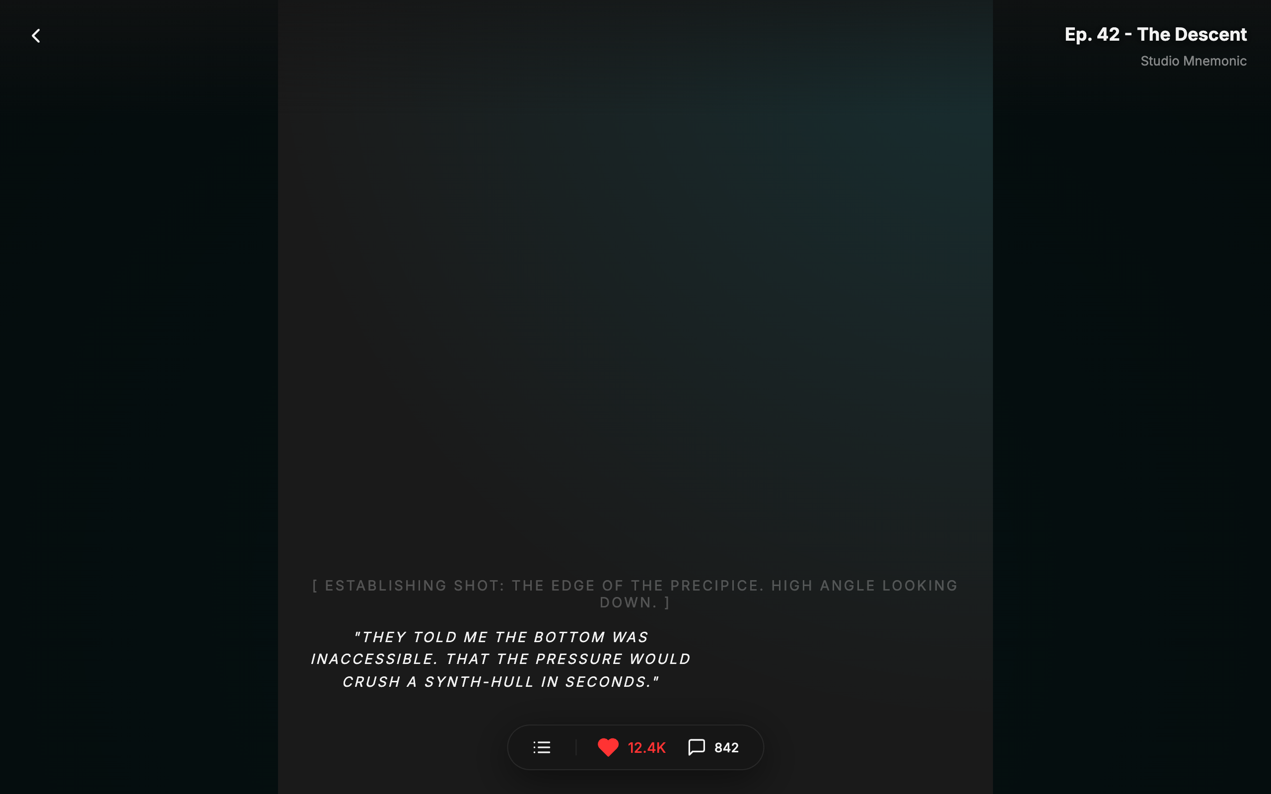 Interactive Comic Reader