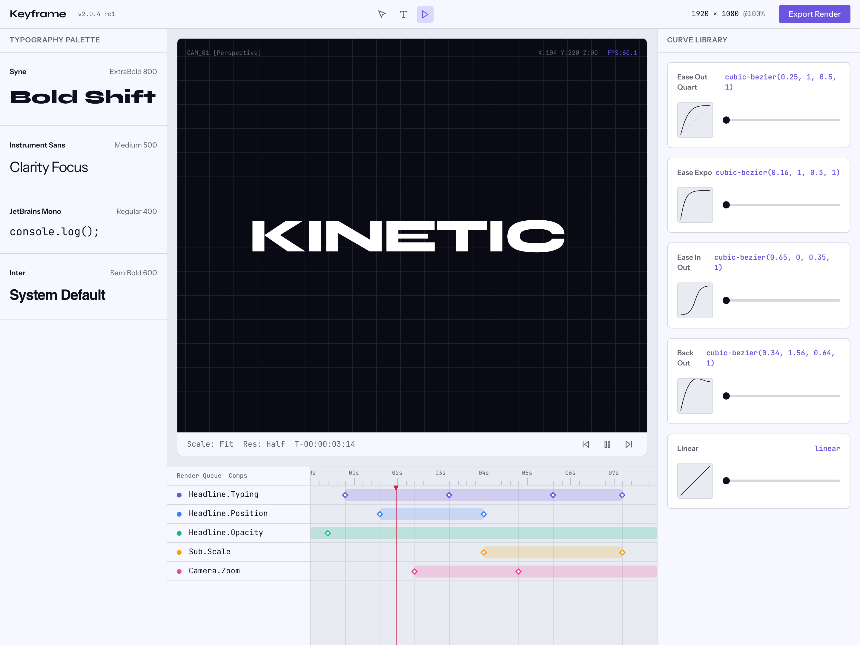 Kinetic Type Studio