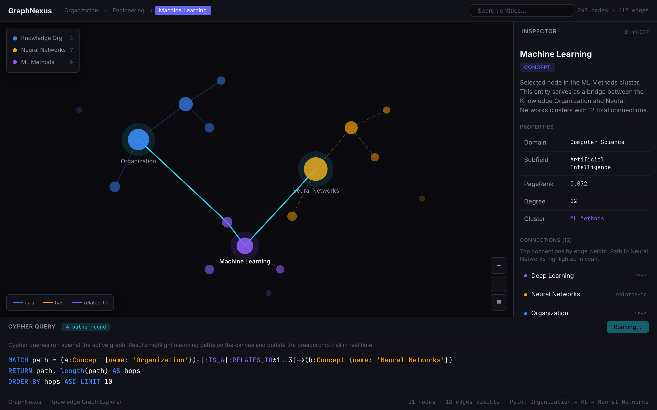 Knowledge Graph Explorer