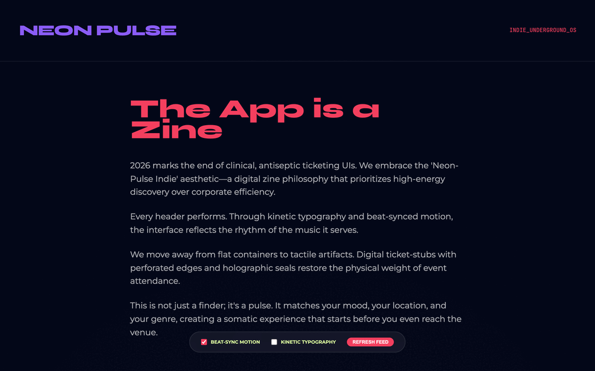 Local Gig & Concert Finder