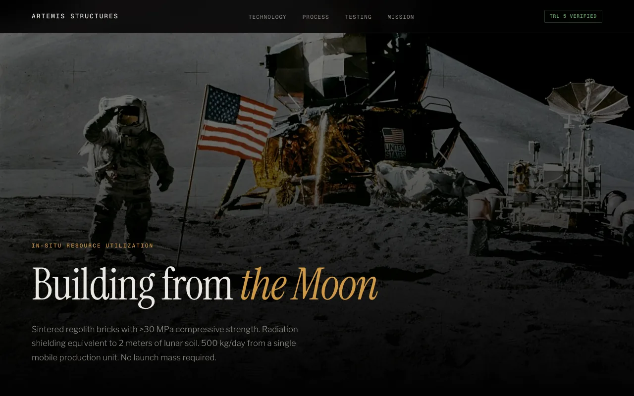 Artemis Structures — Lunar Habitat Engineering