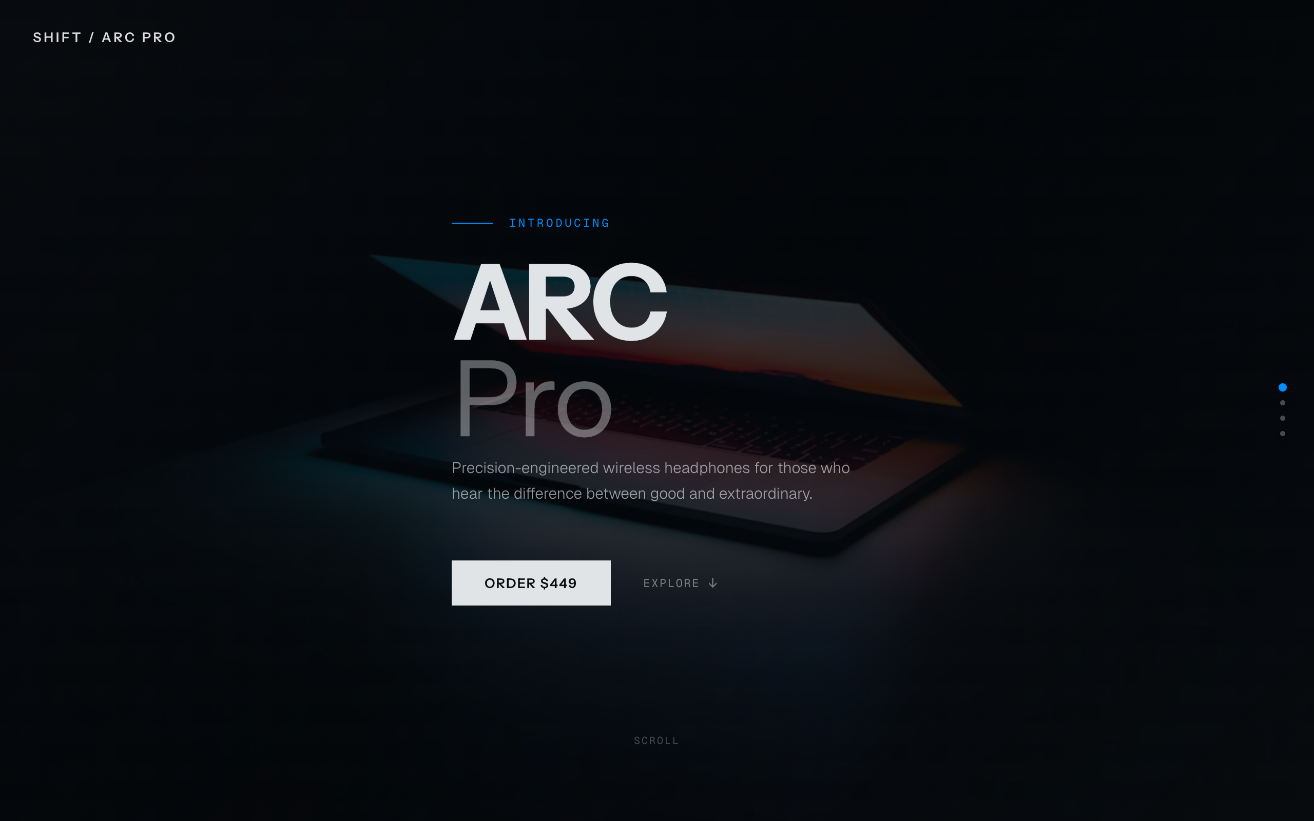 Mixed-Scroll Product Showcase