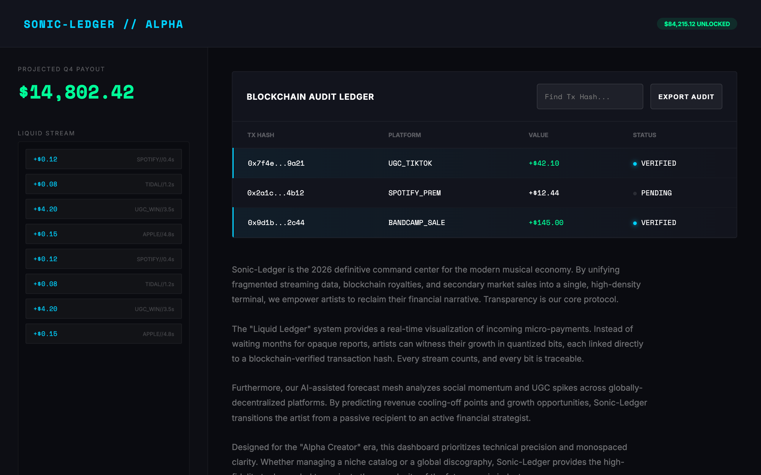 Music Royalty Tracker