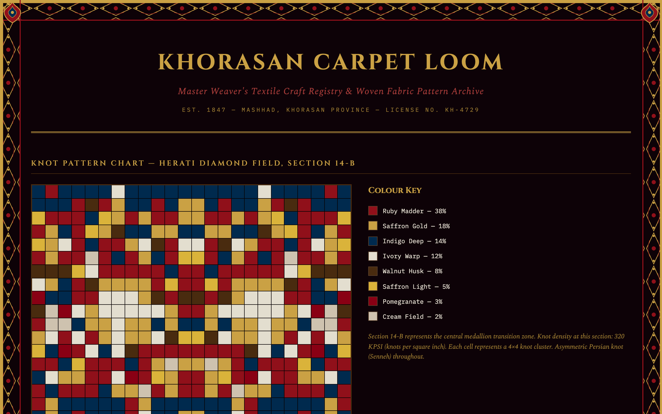 Persian Carpet Loom
