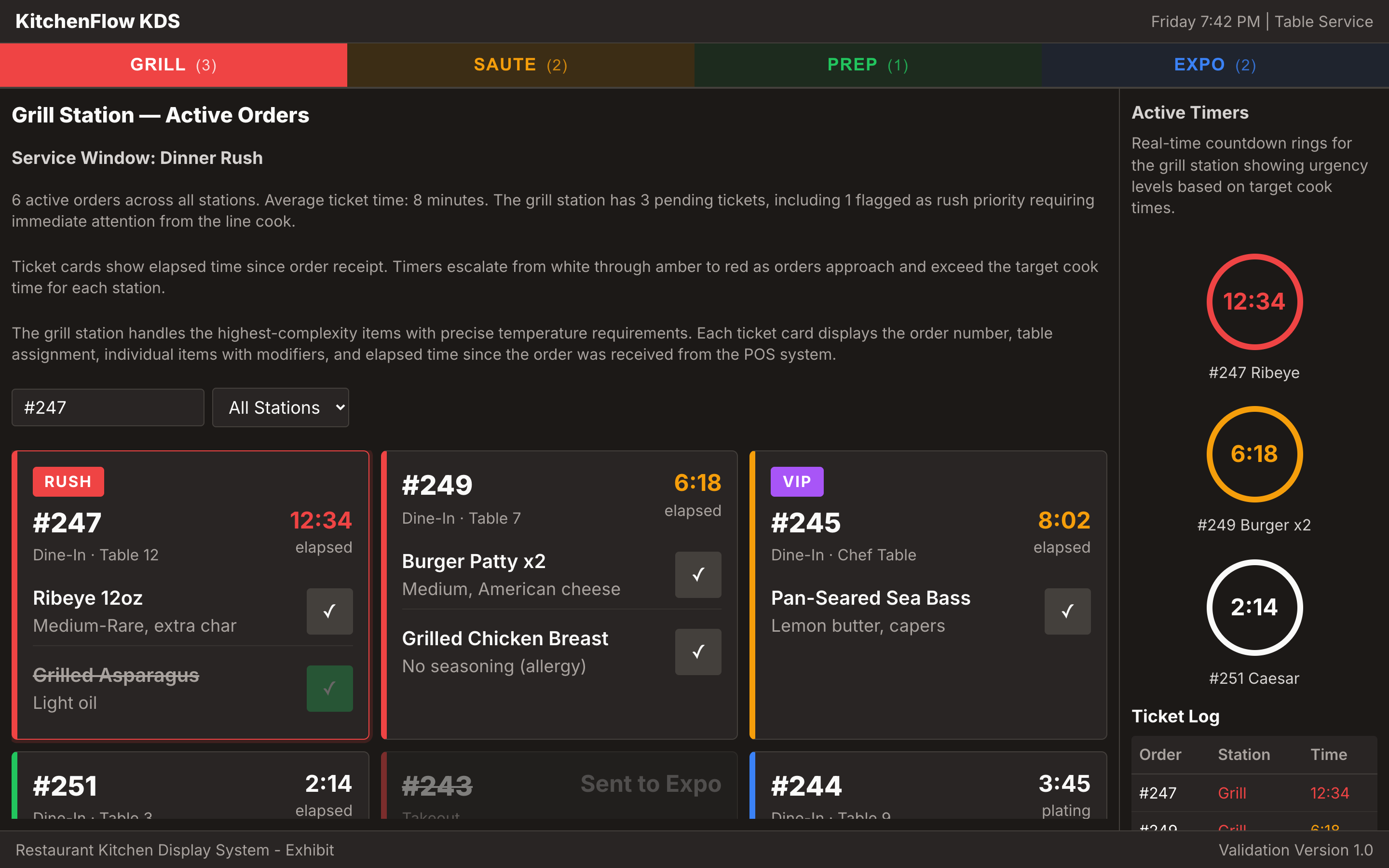 Restaurant Kitchen Display preview