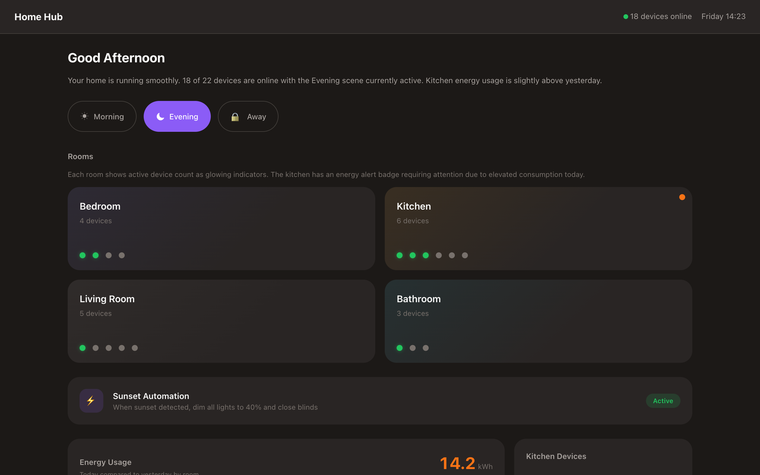 Smart Home Ambient Hub