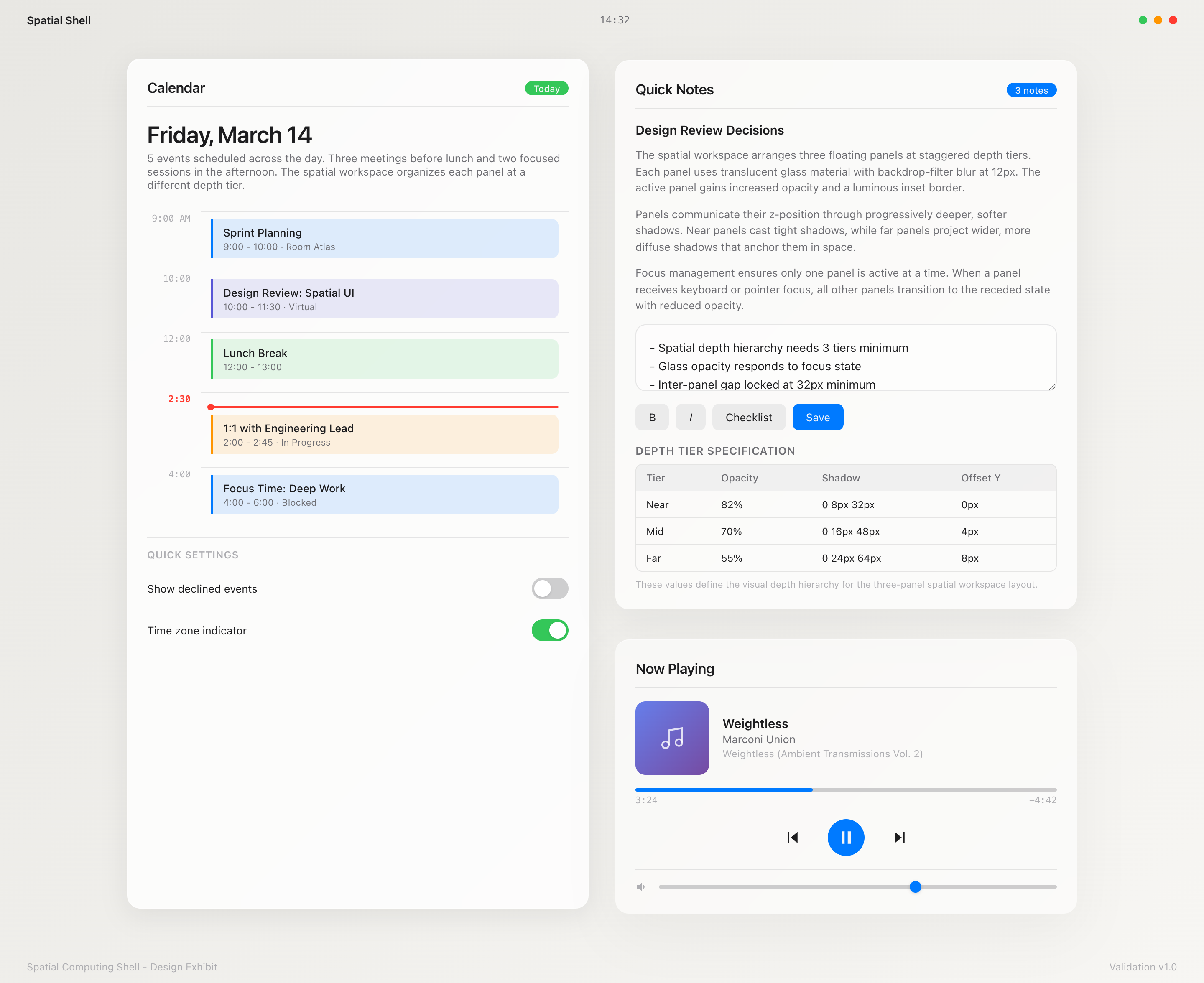 Spatial Computing Shell preview
