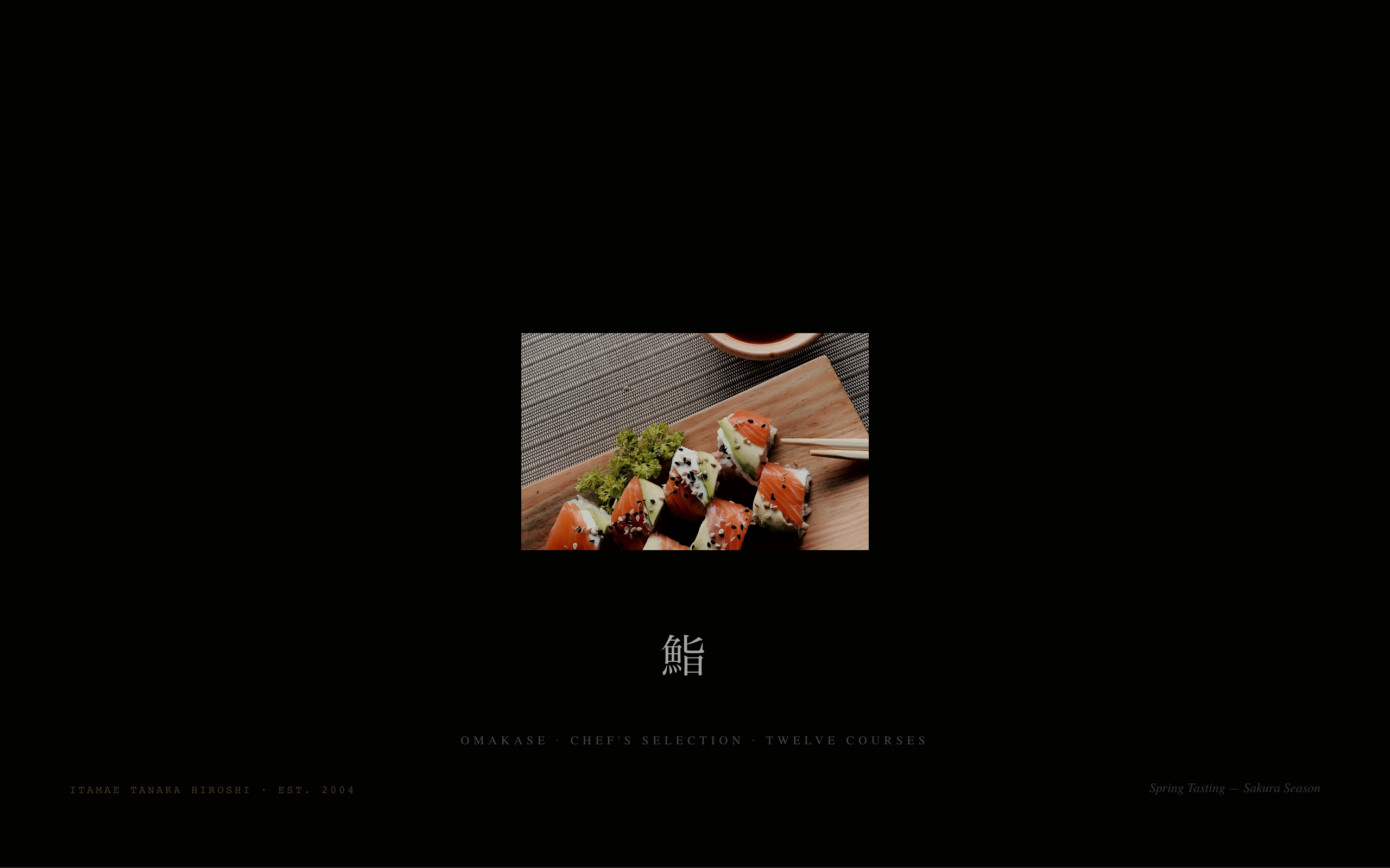 Sushi Omakase Counter